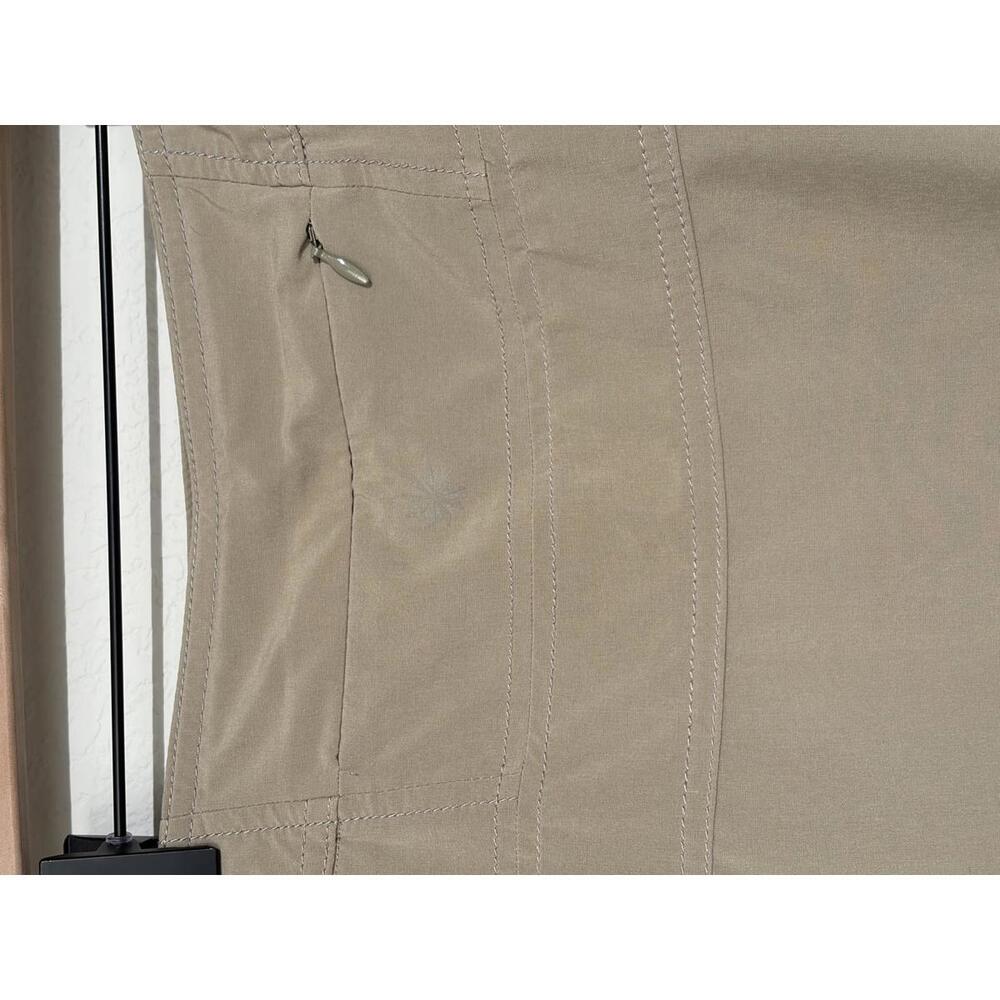 Athleta Wherever Skort 6 Tan/Khaki Travel Tennis A-Line Lightweight Preppy - Picture 4 of 13